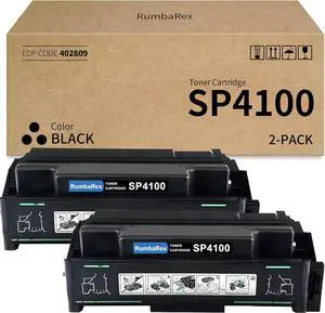 SP4100 Toner Cartridge High Yield 402809 / 406997 Type 120 Replacement for Ricoh SP 4100 Toner Cartridge for Aficio SP 4100 4100N 4100N-KP 4110 4110N 4210 4210N 4310 4310N Printer Ink 2-Pack Black