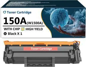 Ennovor 150A Toner Cartridge Replacement for HP 150A W1500A Black Toner Cartridges Compatible for HP Laserjet M110we M111a M111w MFP M141a M141w M141we Printers, 1 Pack Ennovor 150A Toner Cartridge Replacement for HP 150A W1500A Black Toner Cartridges Compatible for HP Laserjet M110we M111a M111w MFP M141a M141w M141we Printers, 1 Pack