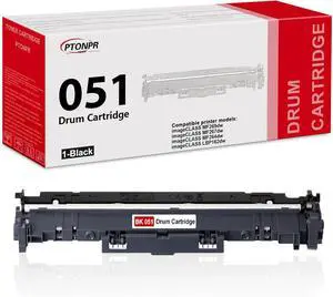Ennovor 051 Drum Cartridge 1-Pack Replacement for Canon CRG051 Drum Cartridge Unit for imageCLASS MF269dw MF267dw MF264dw LBP162dw Laser Printer