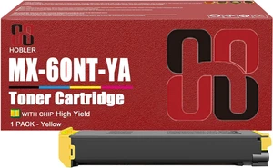 MX-60NT Toner Cartridges Compatible for Sharp MX-60NTBA MX-60NTCA MX-60NTMA MX-60NTYA Toner Cartridge Work for Sharp MX-2630 3050 3070 3550 3570 4050 4070 Printers 1 Yellow Pack MX-60NT Toner Cartridges Compatible for Sharp MX-60NTBA MX-60NTCA MX-60NTMA MX-60NTYA Toner Cartridge Work for Sharp MX-2630 3050 3070 3550 3570 4050 4070 Printers 1 Yellow Pack