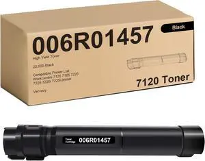 WorkCentre 7120 006R01457 Black High Capacity Toner Cartridge Replacemnet for Xerox 006R01457 Black Toner for WorkCentre 7120 7125 7220 7225 Printer (1-Pack, 006R01457 Black)