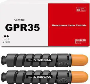 BUEGOO GPR35 GPR-35 2785B003AA Black Toner Cartridge Compatible for Canon ImageRunner Advance 2520 2520I 2525 2525I 2530 2530I Printer | 2 Black BUEGOO GPR35 GPR-35 2785B003AA Black Toner Cartridge Compatible for Canon ImageRunner Advance 2520 2520I 2525 2525I 2530 2530I Printer | 2 Black