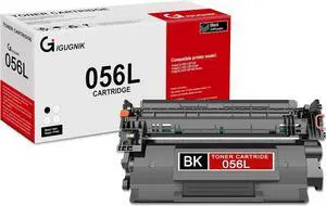 Ennovor 1 Pack 056L 3006C002 Black Toner Cartridge 5600 Page Compatible 056L Replacement for Canon 056L for Canon imageCLASS LBP320 LBP325dn MF540 Printer