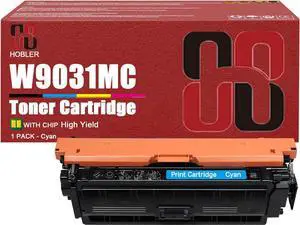 Replacement W9030MC W9031MC W9033MC W9032MC Toner Cartridges Compatible for HP Color LaserJet Managed MFP E67550dh E67650dh E67560z E67660z Printers 1 Cyan Pack Replacement W9030MC W9031MC W9033MC W9032MC Toner Cartridges Compatible for HP Color LaserJet Managed MFP E67550dh E67650dh E67560z E67660z Printers 1 Cyan Pack