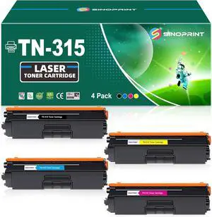 Ennovor TN-310 Toner Cartridge Replacement for Brother TN336 TN310 TN315 TN331 Works for HL-4150CDN HL-4570CDW MFC-9970CDW Printer(BCMY, 4-Pack)