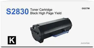 Ennovor S2830 Toner Cartridge Replacement for Dell S2830DN S2830 Series GGCTW 593-BBYP FR3HY CH00D 593-BBYP 3RDYK TC2RH 593-BBYO Printer (High Yield, Black, 8,500 Pages)