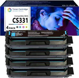 Ennovor CS331 Toner Cartridges Compatible for Lexmark 20N10K0 20N10C0 20N10M0 20N10Y0 Toner for Lexmark CS331dw CX331 CX331adwe Printers(4Pack,1Black,1cyan,1Magenta,1Yellow)