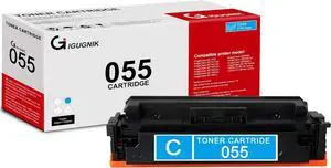 Ennovor 1 Pack 055 3015C001 Cyan Toner Cartridge Compatible 055 Replacement for Canon 055 for Canon ImageClass MF740 LBP660C LBP664Cdw LBP664Cx MF740C MF741Cdw MF742Cdw MF745Cdw MF743Cdw Printer