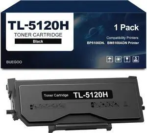 Ennovor BUEGOO TL-5120H TL5120H Toner Cartridge Replacement for Pantum TL-5120H Toner Cartridge for BP5100DN, BM5100ADN Printer | 6,000 Pages, 1 Black