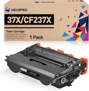 Ennovor Compatible Toner Cartridge Replacement for HP 37X Black High Yield for CF237A 37A CF237X Enterprise M607n M607dn M608n M608dn M608x M607 M608 M609 MFP M631 M632 M633 Series (Black, 1-Pack)