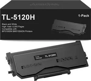 Ennovor TL-5120 Toner Cartridge Black and White Replacement for Pantum TL-5120 TL5120 Toner Cartridge for BP5100DN BM5100ADN Printer (6,000 Pages, 1-Pack)