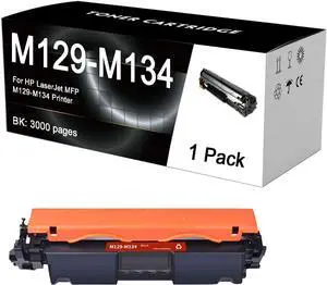 Compatible M129-M134 Black Toner Cartridges Replacement for HP Laserjet MFP M129 M134 to Use with Laserjet MFP M129-M134 Printers, High Yield 3000 Pages,Black-1 Pack