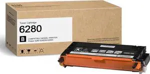 Ennovor 6280 High Capacity Toner Cartridge (1Pack, Black) - Compatible 106R01395 Toner Cartridge Replacement for Xerox Phaser 6280 6280DN Printer