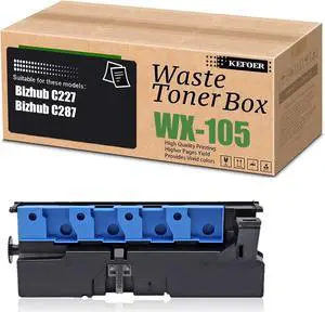 WX-105 Waste Toner Box Replacement for Konica Minolta bizhub C227 C287 Printer (1Pack)