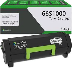 Ennovor 66S1000 Black Toner Cartridge (1-Pack) Replacement for Lexmark 66S1000 / 66S1H00 Toner Cartridge Work for MS531, MS631, MS632, MX532, MX632 Printer [5,200 Pages]