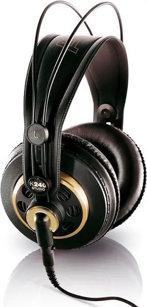 AKG K240STUDIO Semi-Open Studio Headphones | XXL transducers with Varimotion diaphragms and 55 Ohm impedance for mixing, mastering and playback AKG K240STUDIO Semi-Open Studio Headphones | XXL transducers with Varimotion diaphragms and 55 Ohm impedance for mixing, mastering and playback