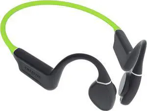 Creative Outlier Free+ Wireless Bone Conduction Headphones with Adjustable Transducers, IPX5 Sweat and Splash Resistance, Multipoint connectivity, Up to 10 Hours of Battery Life (Grey and Lime Green)