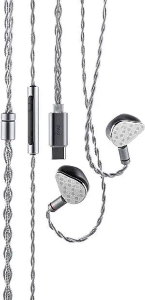 Moondrop May DSP Earphone USB-C DSP Dynamic+Planar Driver Hybird in-Ear Earbuds with Interchangeable Cable