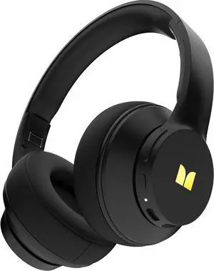 Monster Mission 100 Bluetooth Headphones, On Ear Headphones with Immersive Bass, Crystal Clear Call, 40H Playtime, Bluetooth 5.4, Comfortable Fit Wireless Headset for Travel Work
