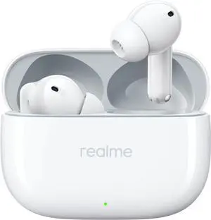 realme Earbud T300, Deep Bass, 30db ANC, Immersive Sound, Up to 40 Hour Playtime with Charging case, Bluetooth 5.3, Youth White