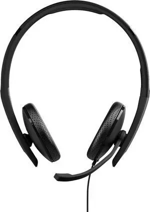 EPOS I SENNHEISER C10 3.5 mm Headset with Microphone | Wired Headphones with Simple and Flexible 3.5 mm Connection BrainAdapt Technology