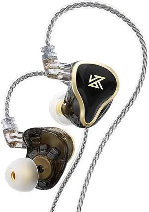 KZ ZAS in Ear Monitor Headphones 16 Units 7BA 1DD Hybrid Drivers HiFi IEM Earphones High Clarity Wired Earbuds for Musicians Singers Audiophile Dj Drummers