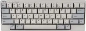 Happy Hacking Keyboard Professional Classic (Wired, USB-C, Mac, Windows, White, Printed) with 2 Year Advance Exchange Warranty
