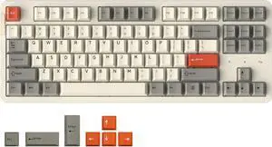 DAREU EK87PRO 80% Wireless Mechanical Gaming Keyboard,TKL Tri-Mode RGB Keyboard with Hot-Swappable,PBT Keycaps,Gasket Mount,6-Layer Padding for Win/Mac