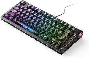 FiiO HiFi Mechanical Music Keyboard KB3, 75% Mechnical Keyboardwith HiFi Music Decoder, RGB Backlit for PC/Mac/iOS/Android, 3.5mm 4.4mm Outputs (HiFi Wired)