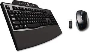 Kensington Pro Fit Wireless Comfort Desktop Set, Includes Keyboard and Right-Handed Mouse (K72403US)