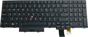 AUTENS Replacement US Layout Keyboard (1 Year Warranty) for Lenovo ThinkPad T570 P51s Laptop (Backlight)