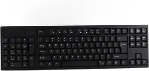 Left Handed Keyboard, 109 Keys Full Size Keyboard Ergonomic PC Keypad Double USB Interface for Home Office Computer Laptop Notebook