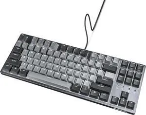 DURGOD Taurus K320 TKL Mechanical Keyboard | Backlit | 87 Keys Tenkeyless | USB C Wired | Doubleshot PBT Keycaps | Programmable Keys | NKRO Rollover | Windows & Mac | Cherry MX Speed Silver, Corona