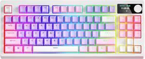 Yosoo RGB Mechanical Keyboard with Hot Swappable Keys for Gaming Office Typing Mechanical Gaming Keyboard Magnetic RGB Gaming Keyboard (Red Switch)