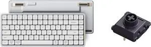 LOFREE Flow84 Low Profile Mechanical Keyboard, 75 percent Rechargeable Wireless Keyboards with Bluetooth and Wired Connection, Ghost Linear Switches and Phantom Tactile Switches