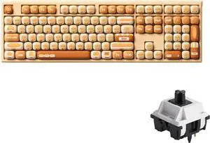 AKKO x MG108B Bun Wonderland Mechanical Keyboard Hot-Swappable Multi-Mode Gaming Keyboard with PBT Dye-Sub MOG Profile Keycaps Pre Lubed Piano Switch