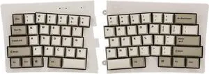 MD600 Alpha BT Rhino Non-RGB, TKL Ergonomic Mechanical Keyboard, 60% Split-Alice Layout, PBT Double Shot Keycap, Bluetooth5.0, Mac/Windows OS Compatible (Brown)
