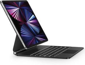 Magic-Style Keyboard Case for iPad Air 13" (M2,2024) & iPad Pro 12.9" (6th/5th/4th/3rd Gen), Keyboard Case with Easy-Set Floating Magnetic Stand, Multi-Touch Wireless Backlit Keyboard, Black