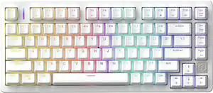 ND75 Rapid Trigger Magnetic Switch Mechanical Keyboard TKL 75% Hot Swapped RGB Backlight Programmable Wired Gaming Keyboard for Win/Mac Gamer-White