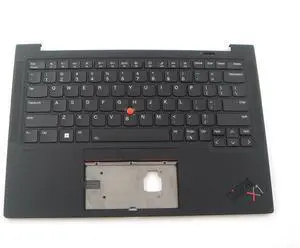 Parts for Lenovo ThinkPad X1 Carbon Gen 10 10th Palmrest Keyboard Bezel US Backlit Upper Case 5M11K07684 Parts for Lenovo ThinkPad X1 Carbon Gen 10 10th Palmrest Keyboard Bezel US Backlit Upper Case 5M11K07684