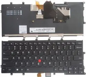 US Keyboard Compatible with X230S X240S X240I X240 X250 X260S X270 Compatible with 04X0177 04Y0900 Black Keyboard(with Backlight)