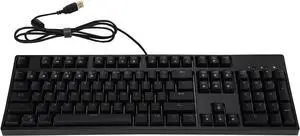 Mtlavishness M8 104 Keys RGB Rainbow Backlight Mechanical Wired Keyboard for Gaming and Office Use Universal Applicable Model ABS Material Ergonomic Design