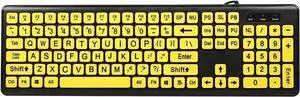 USB Wired Keyboard, Quiet Ergonomic Water-Resistant Mechanical Feeling Keyboard, Ultra-Slim Keyboard for Desktop, Computer, PC