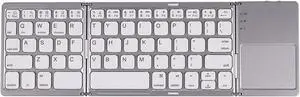 Folding Keyboard Foldable Keypad with Touchpad for,Android,iOS Tablet Phone