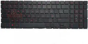 FR Laptop Keyboard Compatible with 15-DH 15-DC TPN-C144 Q211 C143 15 DC DC0003la DC005TX DC0004TX TPN-Q211 Models