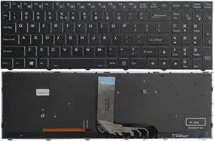 US Laptop Keyboard Compatible with G5KC G5 MD GD G7 MD GD G7KC 6-80-N15Z0 N815Z0 CVM18H96GB9430 CVM18H93US