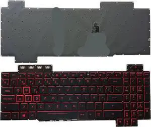 Spanish Backlit Keyboard Compatible with FX505 FX505GD FX505GE FX505GM FX505GT FX86F TUF Gaming Series