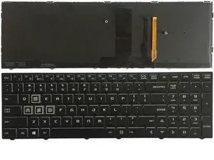 US Backlit Keyboard Compatible with NP8174 NP8176 NP8177 NP8151 NP8152 NP8153 P650HP3 Compatible English Laptop Keyboard