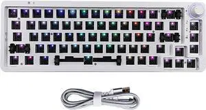 Gnbzxce LK67/KF068 Hot Swappable Gaming Mechanical Keyboard Kits Cord Support Gasket Structure Customized Keyboard Kits