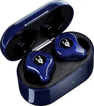 Sabbat E12 Glaze Series 2025 New Ultra Noise Cancelling Wireless Earbuds Blutooth 5.2 HIFI Stereo In-Ear headphones with Built-in Mic and Wireless Charging Case suitable for IOS, Android(Galaxy Blue)